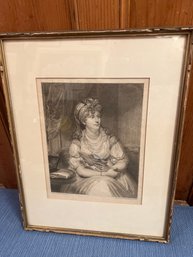 Princess Frederica Charlotte Of Prussia Engraved Print CK Knight Stoke Bucks 1801
