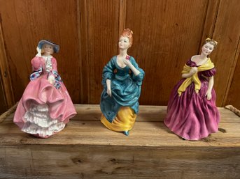 3- Royal Doulton: Adrienne, Olga, And Top Of The Hill
