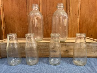 Dellwood Glass Milk Containers