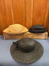 Hats: Bloomingdales, Jennifer Moore Straw Hat And Scala Hat