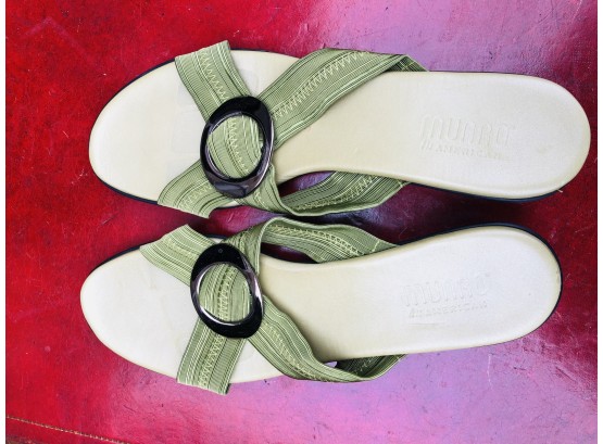 Munro Green Sandals