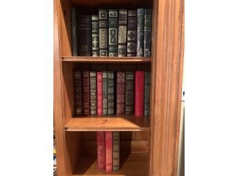 Mostly Leather Bound Classic Books With Some Shakespeare