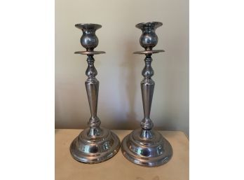 Silver Plated Candle Sticks