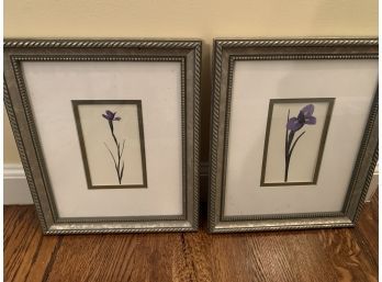 Set Of 2 Iris Print