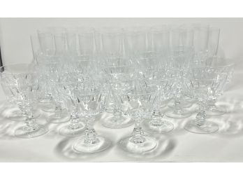 32 Crystal Glassware