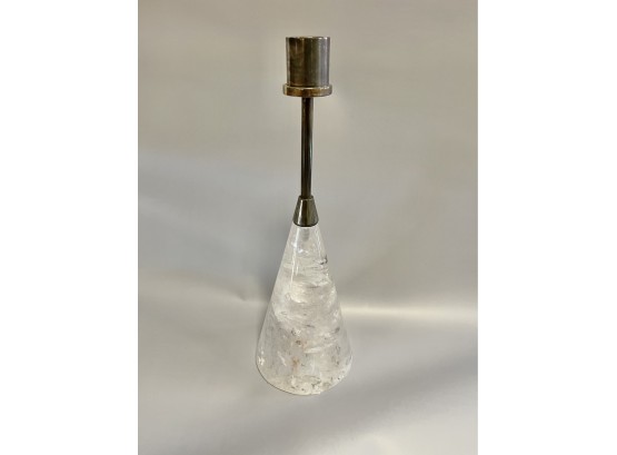Quarts Crystal Cone Candle Holders From Aero NYC (2)
