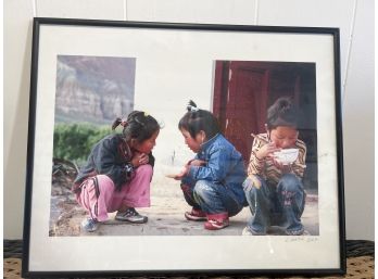 L. Gratch 2007 Photograph Of Asian Children Sharing A Meal