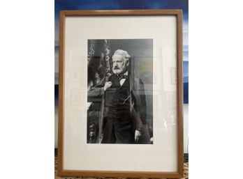 Silver Print Photograph Of Victor Hugo 1802-1855 French Man Of Letters