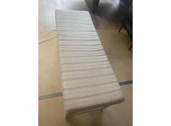 Upholster Striped Bench