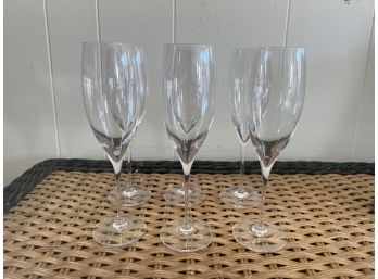 6- Riedel Champagne Glassware