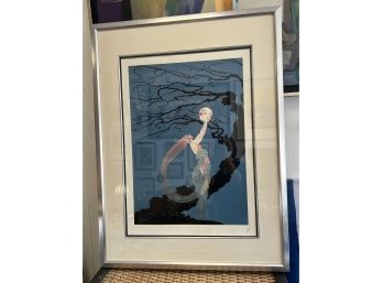 Fireflies By Erte 267/300 Hand Signed Serigraph 1982