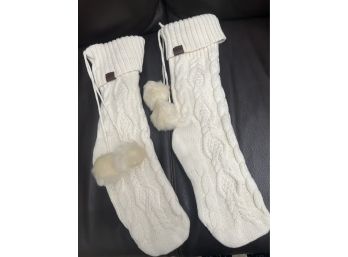 2- Ugg Crochet Stockings Off White (1)