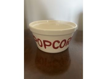 Everybody Loves Popcorn Ceramic Bowl