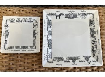 Made Exclusively For The Dish: Washington Tourist Platter And Dessert Plate