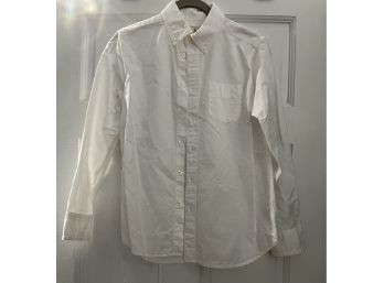 Lands End Children's White Button Shirt Size 10/12