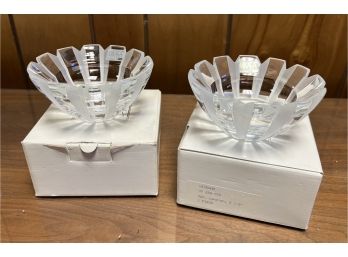 Mikasa Windham Crystal Candle Holders
