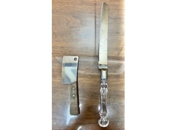 Stainless Steel Cheese Knife And Cake Knife