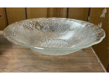 Frosted Glass Fish Design Bowl
