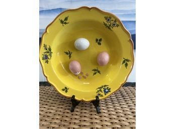 Este Ceramiche Made In Italy Exclusively For Tiffany & Co. Egg Platter
