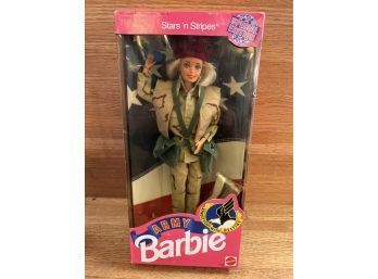 1992 Army Barbie Stars N Stripes