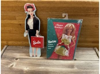 1995 Barbie Calendar And Fashion Greeting Card