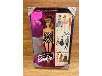 Original 1959 Barbie Doll And Package Special Edition Reproduction 35th Anniversary Barbie