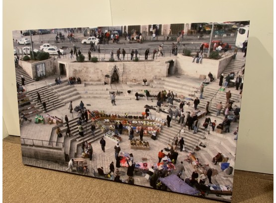 Photos Arab Market In Israel On Stretch Canvas