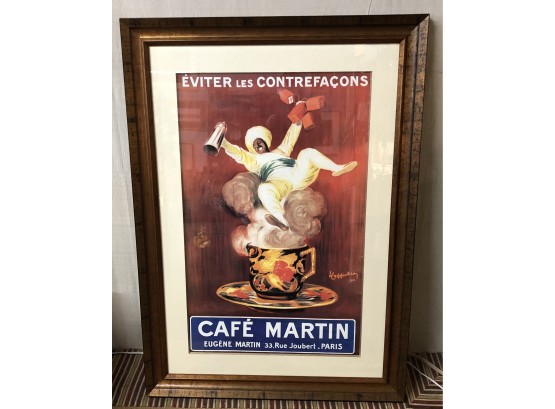 Cafe Martin Print Eugene Martin