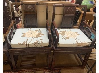 Antique Chinese Elm Wood Chairs