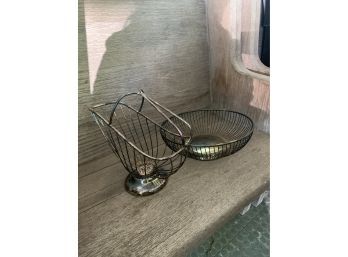 Silver Plated Baskets