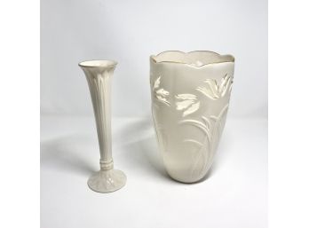 Set Of 2 Lenox Vases