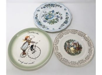 Three Lovely Plates (Spode