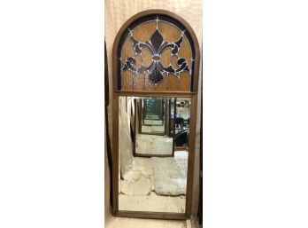 Large Stained Glass Mirror