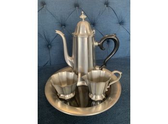 Reed And Barton Pewter 4 Piece Set