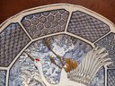 Beautiful Signed Hand Painted Japanese Heron Plate