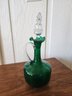 Beautiful Mary Gregory Decanter.  11.5 Inches Tall.