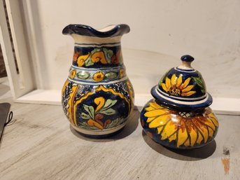 2 Pieces Mexican Pottery
