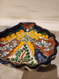 2 Piece Mexican Pottery Lot