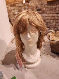 Synthetic Blond Chopped Wig New