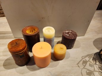 Large Botique Candles 6 In Lot