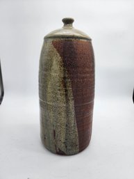 LARGE STUDIO POTTERY INSIGNED JUG  LOCAL PICK UP