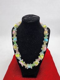 VINTAGE 1960S GERMAN CRYSTAL NECKLACE  SHIPPABLE