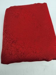 NEW IN BAG RED TABLECLOTH  60X84'  WILL SHIP  #1