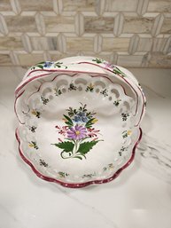Hand Painted Made In Portugal Basket