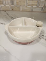 1930's Excellio Baby Dish With Cork Lid