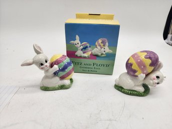 Fitz And Floyd Salt And Pepper Easter Set