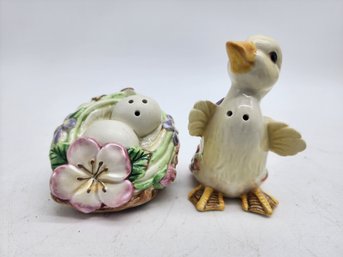 Fitz And Floyd Adorable Salt And Pepper Easter Shakers