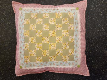 EXTRA LARGE HAND MADE QUILT PILLOW
