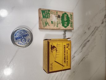 #3 LOT OF 3 BUILDING SUPPLY ITEMS IN ORIGINAL BOXES
