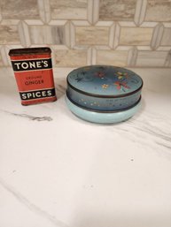 #5 VINTAGE TONES GINGER TIN AND TOFFEE TIN